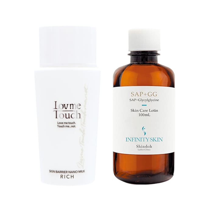 【5％OFF】スキンバリアナノミルク リッチ 50mL+インフィニティスキン セット